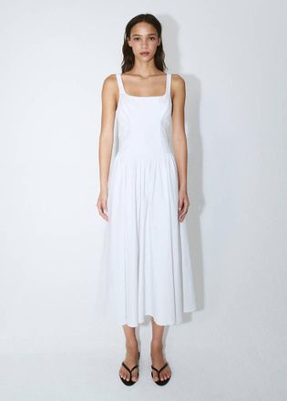 Mango Abito corsetto con schiena aperta bianco - Donna - XS - MANGO