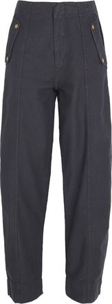 Frame Denim Utility Barrel Cotton-Canvas Wide-Leg Pants Size 28/71