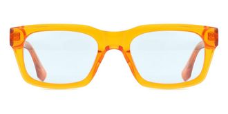 SmartBuy Collection Square Full Rim Plastic Mens Prescription Sunglasses Clear Size 53 - SmartBuy Collection