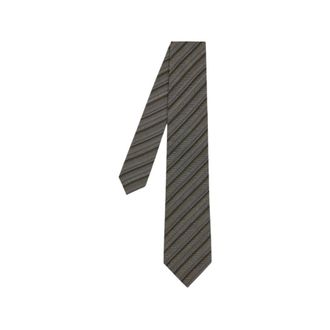 Paul Smith Cravatta a righe in seta - - Accessories - Uomo - Grigio - ONE SIZE
