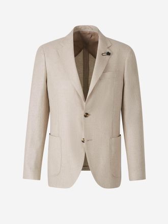 Lardini Cashmere Textured Blazer