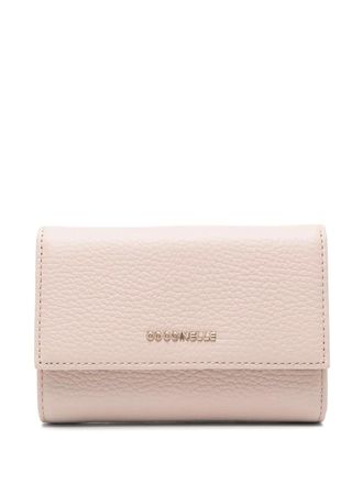 Coccinelle logo lettering wallet - Pink