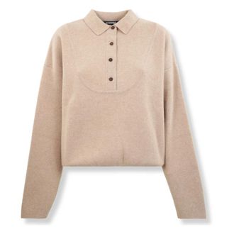 Jacquemus Donna, Maglie, Beige, M, new