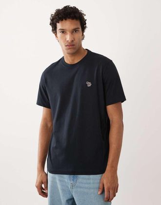 Paul Smith T-shirt vestibilit&agrave; classica blu navy con logo zebrato