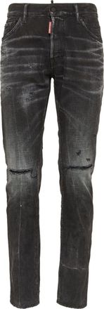 Dsquared2 distressed skinny jeans - men - Cotton - 56 - Black