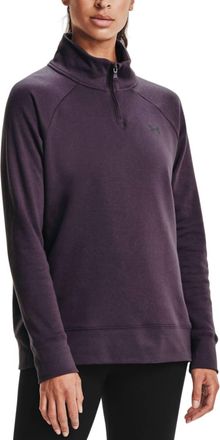 Under Armour Activewear Quarter-Zip Training Top In Pixel Purple