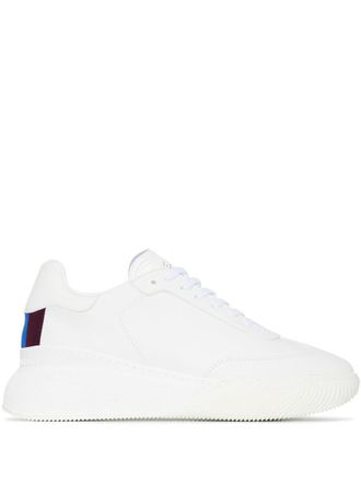 Stella McCartney White Loop Leather Sneakers