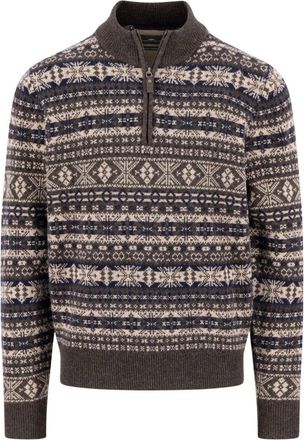 Fynch-Hatton Truien 1510365 - Heren - Coltruien - Bruin - XL - Truien & Vesten