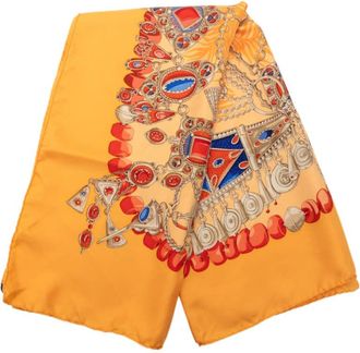 Herm&egrave;s Pre-owned Hermes Terres Precieuses Silk Scarf 90 Ladies 4LY28FAWB4VZWDK4