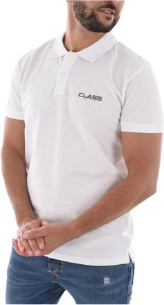 Cavalli Polo Small Logo - Heren - Polos - Wit - M - Katoen - Tops