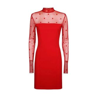 Givenchy Party Dresses, female, Red, Size: L 4G Dress