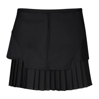 ADĀMO Andrea Adamo Rokken, Dames, Zwart, M, Polyester, Zwarte Rok voor Vrouwen Aw 23