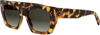 Celine 3 Dots Zonnebril - Dames - Zonnebrillen - Bruin - 53 MM - Accessoires