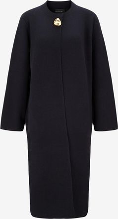 Fabiana Filippi Halblanger Punto-Milano-Strickmantel Pepita