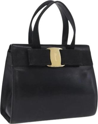 Ferragamo Pre-owned Hand Bag - Dames - Vintage Handtas - Zwart - ONE Size - Vintage