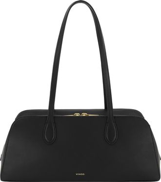 Vince Athene Nappa Leather East/West Shoulder Bag in Black at Nordstrom