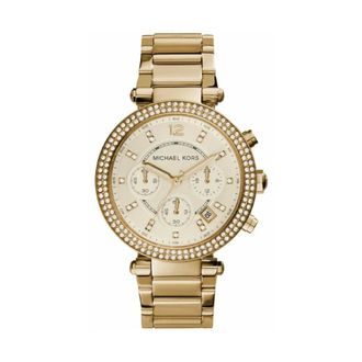 Michael Kors Accessoires, Dames, Geel, ONE Size, Parker Horloge