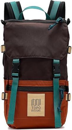 Topo Designs Rover Pack Mini Backpack Bags Clay/Chocolate, Nylon