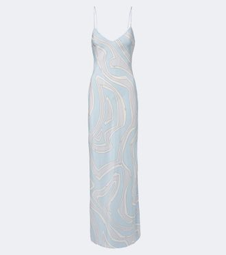 Pucci Vestido de fiesta Labirinto de crep&eacute; de seda