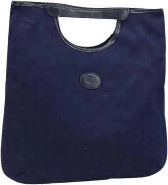 Celine Pre-owned Vintage Tote Bag - Dames - Vintage Shopper - Blauw - ONE Size - Leer - Vintage