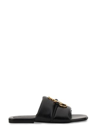 J.W.Anderson Slide Sandal With Gold-Tone Logo Embellishment