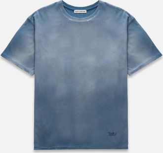 Duke + Dexter Duke + Dexter, Mens Sun Faded Workwear Washed Navy T-Shirt, Size XXL