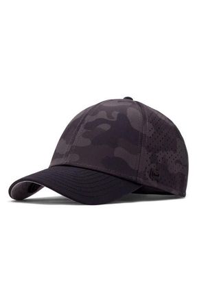 Melin A-Game Hydro Performance Snapback Hat in Black Camo at Nordstrom, Size Medium