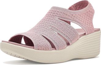 Skechers Parallel Lite - Dreammaker Womens Wedge Shoes Dark Rose : 7.5 B - Medium, Textile