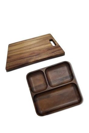 Berghoff International Acacia Wood 2-Piece Set in Brown at Nordstrom Rack