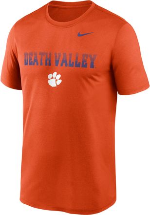 Nike Clemson Primetime Kinetic Mantra Legend Nike Mens Dri-FIT College T-Shirt in Orange | NKGK89MCLN-XP8