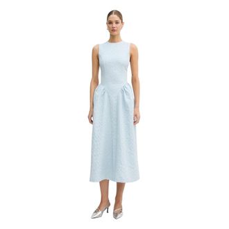 Rotate Rotate Birger Christensen, Dames, Jurken, Blauw, Maat: XS Viscose