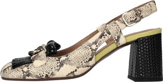 Chie Mihara Rilda Slingback Moccasin - Dames - Pumps - Veelkleurig - 37 EU - Leer - Schoenen