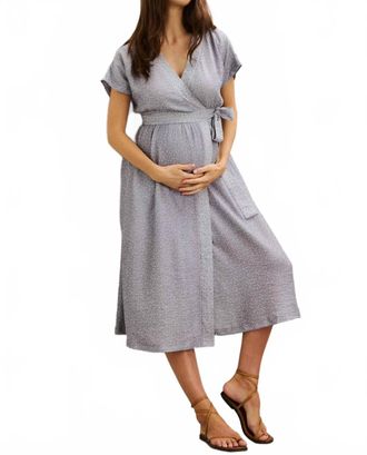 Hatch Jacquard Carolina Dress -Maternity In Mini Floral