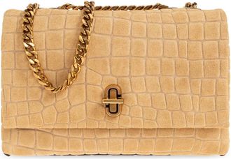 Marc Jacobs Cross Body Bags, female, Beige, Size: ONE SIZE Suede Croc Slim Dual Convertible Shoulder Bag