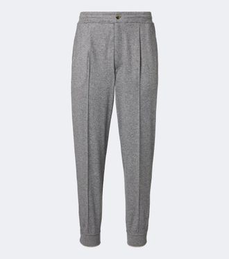 Brunello Cucinelli Pantalones slim de cachemir