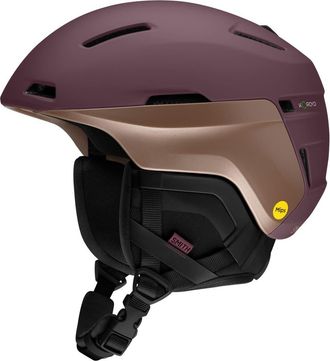 Smith Accel Snow Helmet with MIPS in Matte Mystic /Gold Dust at Nordstrom, Size Medium