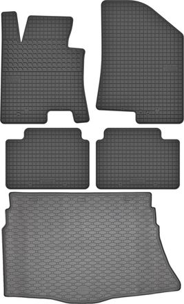 OEM Hyundai I30 Ii Hatchback (2012-2017) - Juego De Alfombrillas De Goma Para Coche + Alfombrilla Para Maletero