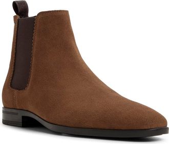 Ted Baker Norwich Plain Toe Chelsea Boot in Brown at Nordstrom, Size 10.5