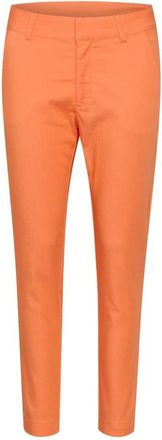 Kaffe Slim Fit Chino Broek Melon - Dames - Slim Fit Broeken - Oranje - L - Broeken