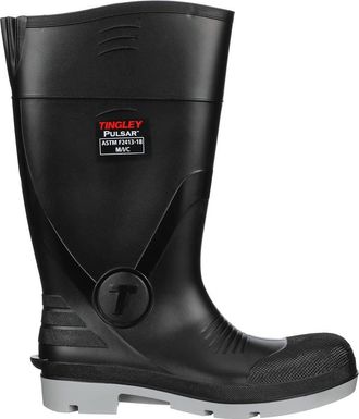Tingley Pulsar Mens Industrial Boot, Black/gray, 13