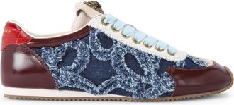 Kurt Geiger Womens Islington Sneaker Sneakers - Blue Fabric - Size UK 8