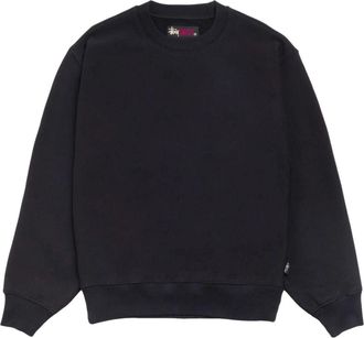 St&uuml;ssy Fleece Crew Black 118632-BLAC