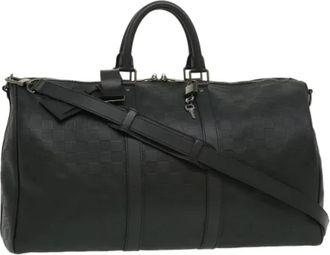 Louis Vuitton Pre-owned Weekendtas - Dames - Vintage Weekendtas - Zwart - ONE Size - Leer - Vintage