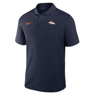 Nike Denver Broncos Logo Victory Nike Mens Dri-FIT NFL Polo in Blue | 035841S8W-R0T