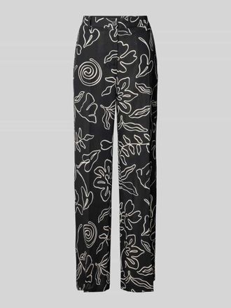 Mango Stoffhose aus Viskose-Leinen-Mix Modell LIZA in Black, Gr&ouml;&szlig;e 34