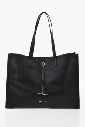 Alexander McQueen Borsa Tote in Pelle con Tasca Interna Alexander McQueen