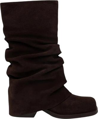 Billi Bi A8912 Boot - Dames - Hoge Laarzen - Bruin - 41 EU - Leer - Schoenen