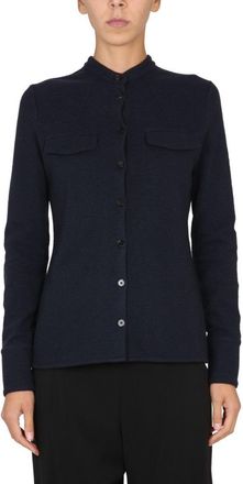 Jil Sander Tailored Long-Sleeved Shirt With Mandarin Collar