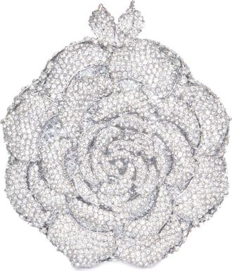Lauren Lorraine Glam Clutches in Silver at Nordstrom