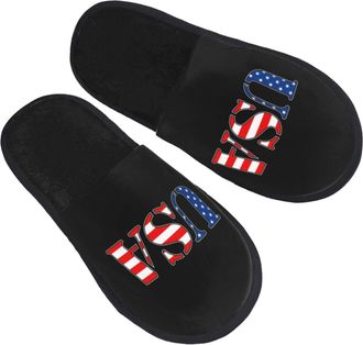 Generic Cotton Slipper Usa Plush Spa Slippers Comfortable Cosy Winter Slippers Family Indoor M